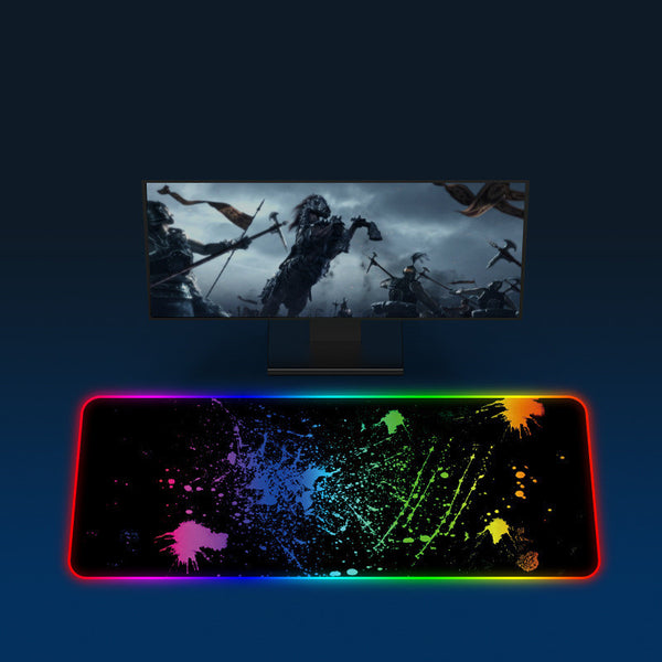 RGB Luminous Mouse Table Mat Is Available In Multiple Colors
